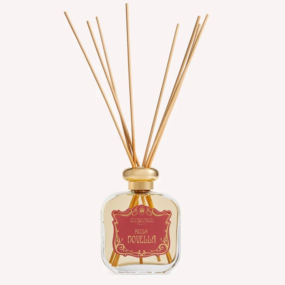 Santa Maria Novella - Diffuser - Selling Bottle, Gold Cap, Box- Rosa Novella